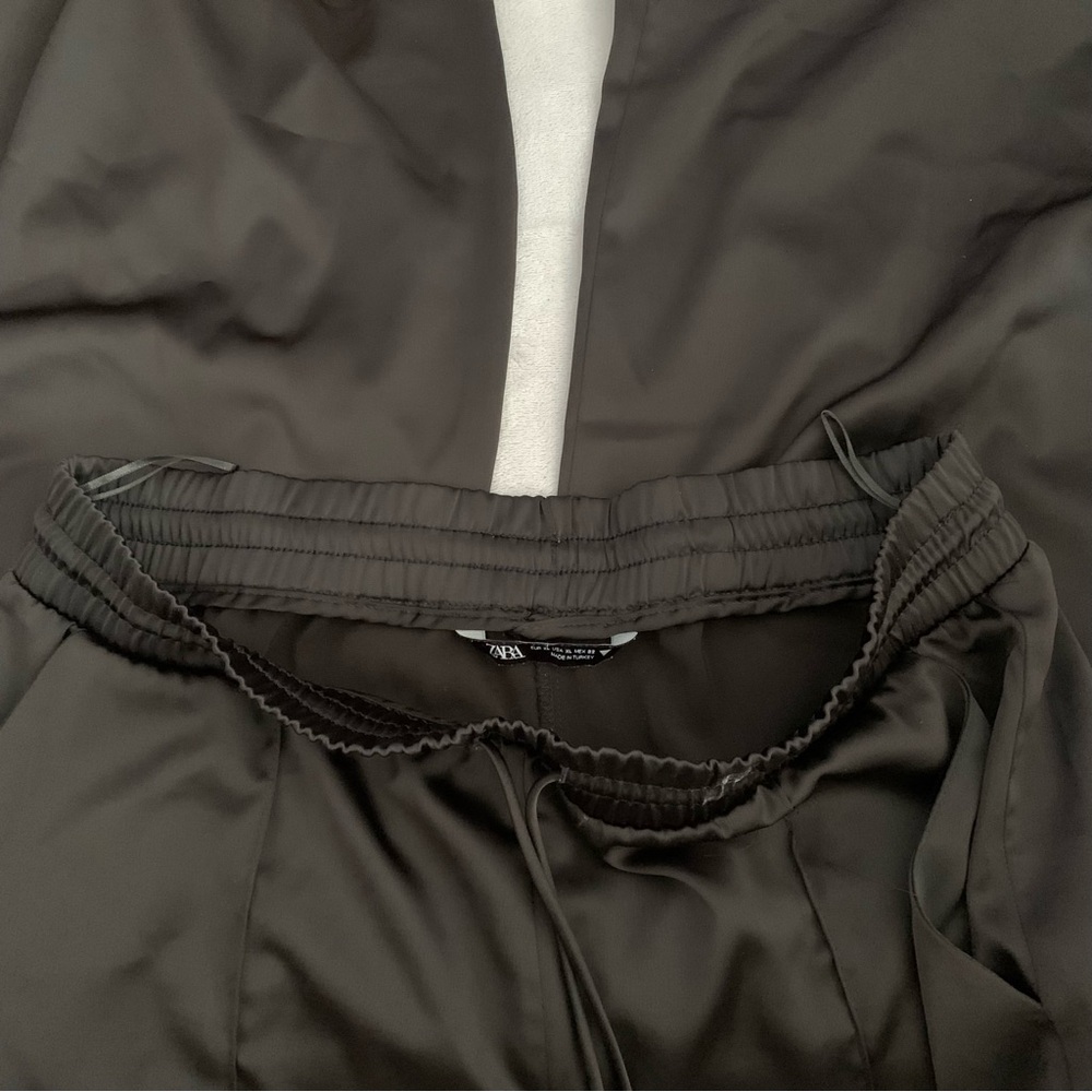 Zara Satin Silk Feel Wide Leg Pants